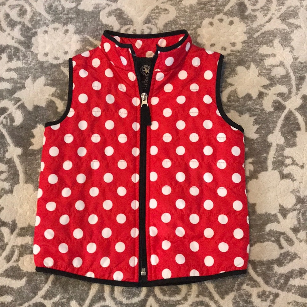 Girls Polka Dot Vest